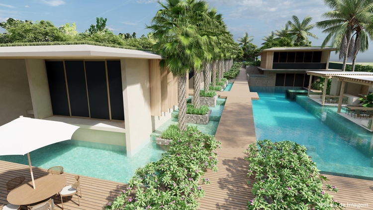 Lotes premium com vista para a lagoa